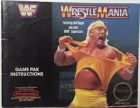 WWF WRESTLEMANIA - NINTENDO NES - GAME MANUAL ONLY