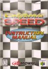 CALIFORNIA SPEED - NINTENDO 64 - INSTRUCTION BOOKLET ONLY