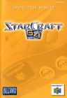 STARCRAFT 64 - NINTENDO 64 - INSTRUCTION BOOKLET ONLY