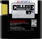 COLLEGE FOOTBALL USA 97: THE ROAD TO NEW ORLEANS - SEGA GENESIS