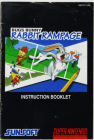 BUGS BUNNY RABBIT RAMPAGE - SUPER NINTENDO - GAME MANUAL SEULEMENT