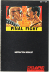 FINAL FIGHT - SUPER NINTENDO - GAME MANUAL ONLY