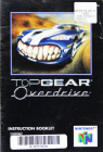 TOP GEAR OVERDRIVE - NINTENDO 64 - INSTRUCTION BOOKLET ONLY