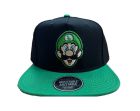 CASQUETTE NOIRE ET VERTE LUIGI