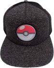 CASQUETTE GRISE FONCE POKBALL