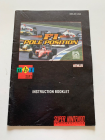 F1 POLE POSITION - SUPER NINTENDO - GAME MANUAL ONLY